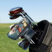 Maanverlicht Wezen Caelum Tickwing Golfheadcover (Insitu)