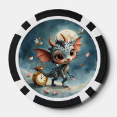 Maanverlicht Wezen Caelum Tickwing Poker Chips (Achterkant)