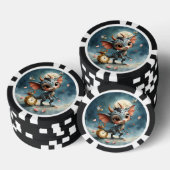 Maanverlicht Wezen Caelum Tickwing Poker Chips (Opstapeling)