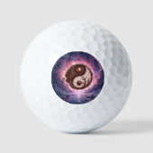 Maanverlichte balans – Yin Yang van het eeuwige li Golfballen (Voorkant)