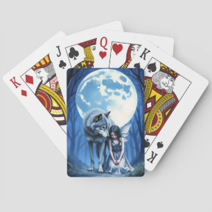 Maanverlichte Band – De Wolf en de Gotische Fee. Pokerkaarten