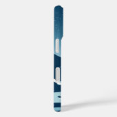 Maanverlichte bergen: een sereen nachtlandschap Case-Mate iPhone case (Achterkant / Rechts)