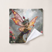 Maanverlichte Bewaarder van het Klokwerklicht. Bad Handdoek (Wasdoekje)