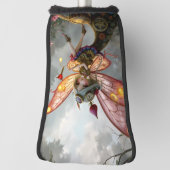 Maanverlichte Bewaarder van het Klokwerklicht. Golfheadcover (Draai 90)