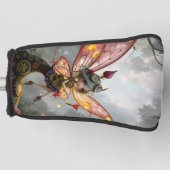 Maanverlichte Bewaarder van het Klokwerklicht. Golfheadcover (Voorkant)