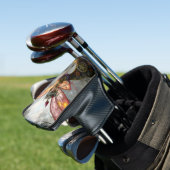 Maanverlichte Bewaarder van het Klokwerklicht. Golfheadcover (Insitu)