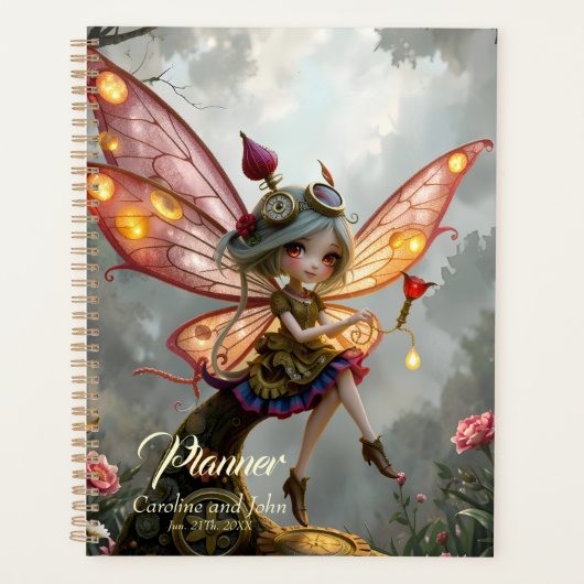Maanverlichte Bewaarder van het Klokwerklicht. Planner (Voorkant)
