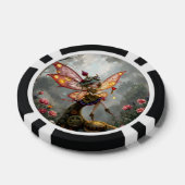 Maanverlichte Bewaarder van het Klokwerklicht. Poker Chips (Enkel)