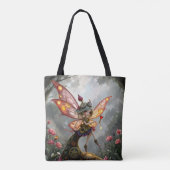 Maanverlichte Bewaarder van het Klokwerklicht. Tote Bag (Achterkant)