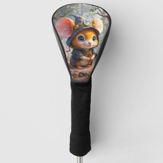 Maanverlichte Bewaarder van Kleine Wonderen. Golfheadcover (Voorkant)