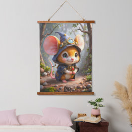 Maanverlichte Bewaarder van Kleine Wonderen.  Hangend Wandkleed