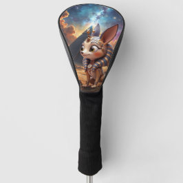 Maanverlichte Bewaker van de Oude Zandgronden. Golfheadcover