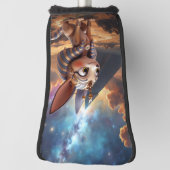 Maanverlichte Bewaker van de Oude Zandgronden. Golfheadcover (Draai 90)