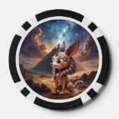 Maanverlichte Bewaker van de Oude Zandgronden. Poker Chips (Achterkant)