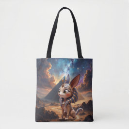 Maanverlichte Bewaker van de Oude Zandgronden. Tote Bag