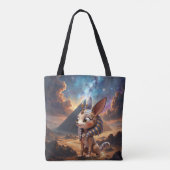 Maanverlichte Bewaker van de Oude Zandgronden. Tote Bag (Achterkant)