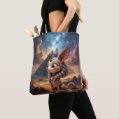 Maanverlichte Bewaker van de Oude Zandgronden. Tote Bag (Dichtbij)
