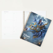 Maanverlichte Bewaker van de Saffieren Sluier. Planner (Display)