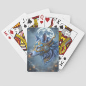 Maanverlichte Bewaker van de Saffieren Sluier. Pokerkaarten (Achterkant)