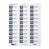 Maanverlichte Bewaker van het Eeuwige Hart Etiket (Full Sheet)