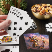 Maanverlichte Bewaker van het Eeuwige Zand. Pokerkaarten (Insitu)