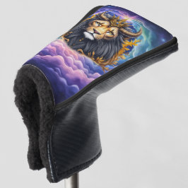 Maanverlichte Bewakers – Kosmische leeuw. Golfheadcover