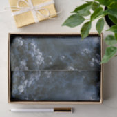 Maanverlichte Blauwe Kasteel Decoupage Tissuepapier (Geschenk)