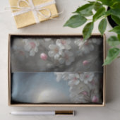 Maanverlichte Blauwe Vogel Decoupage Tissuepapier (Geschenk)