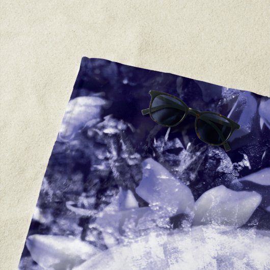 Maanverlichte bloemen strandlaken (In situ)