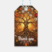 Maanverlichte Boom van de Gloeiende Eeuwigheid. Cadeaulabel (Voorkant)