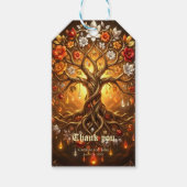 Maanverlichte Boom van de Gloeiende Eeuwigheid. Cadeaulabel (Voorkant)