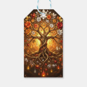 Maanverlichte Boom van de Gloeiende Eeuwigheid. Cadeaulabel (Achterkant)