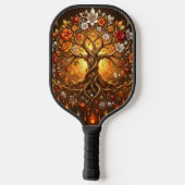 Maanverlichte Boom van de Gloeiende Eeuwigheid Pickleball Paddle (Achterkant)
