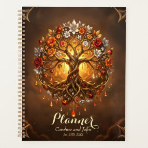Maanverlichte Boom van de Gloeiende Eeuwigheid. Planner