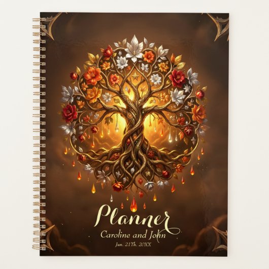 Maanverlichte Boom van de Gloeiende Eeuwigheid. Planner (Voorkant)