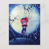 maanverlichte buitenbeentje briefkaart (Voorkant)