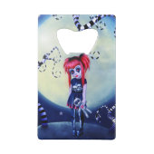 maanverlichte buitenbeentje creditkaart flessenopener (Achterkant)