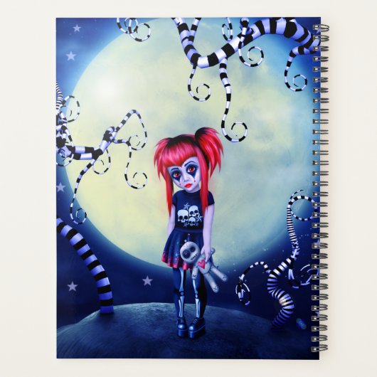 maanverlichte buitenbeentje planner (Achterkant)