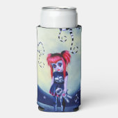 maanverlichte buitenbeentje seltzer blikjeskoeler (Seltzer Voorkant)