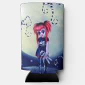 maanverlichte buitenbeentje seltzer blikjeskoeler (Achterkant)