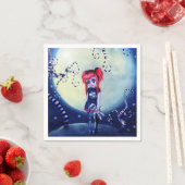 maanverlichte buitenbeentje servet (Insitu)