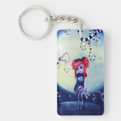 maanverlichte buitenbeentje sleutelhanger (Voorkant)