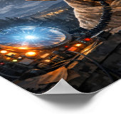Maanverlichte Buitenlandse Roep Sci-Fi Droom Poste Poster (Hoek)