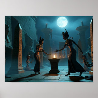 maanverlichte ceremonie poster