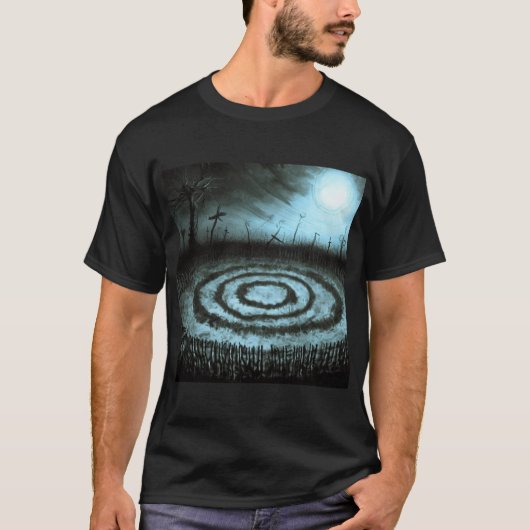 Maanverlichte cirkels t-shirt (Voorkant)