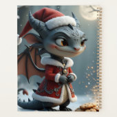 Maanverlichte Cookiebandiet – De Grijze Kerstmisdr Planner (Achterkant)