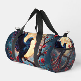 Maanverlichte Crimsonwing – Mystieke Fantasie Voge Plunjezak