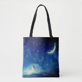 MAANVERLichte DROOMTAS | PERSOONLIJKE HEMELSE Tote Bag (Voorkant)