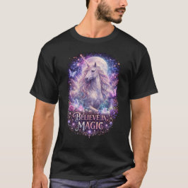 Maanverlichte Eenhoorn Dromen T-shirt
