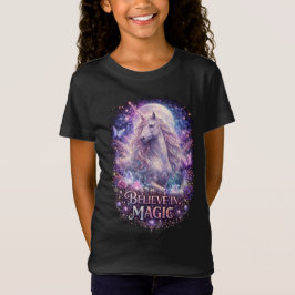 Maanverlichte Eenhoorn Dromen T-shirt